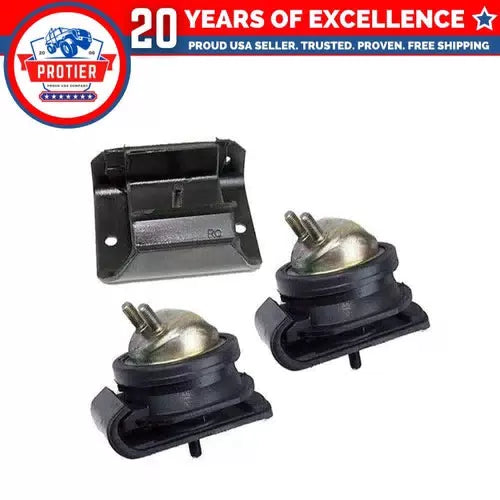 Motor & Trans Mount Set Compatible for 01-04 Nissan Pathfinder / Infiniti QX4 6B93BC-57 [1]