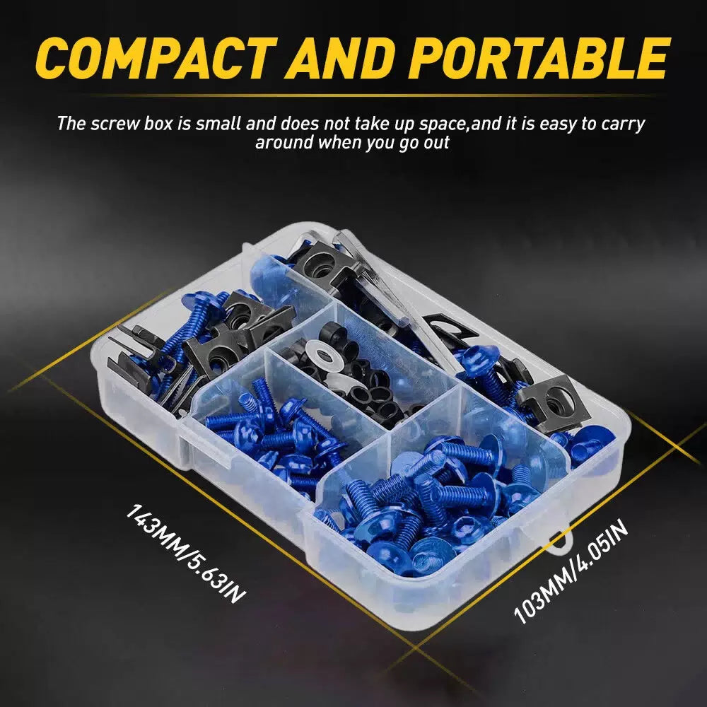 Motorcycle Bolt Fairing Screw Kit For Suzuki GSXR 600 750 1000 Hayabusa GSX1300R 6B93BC-57 [8]