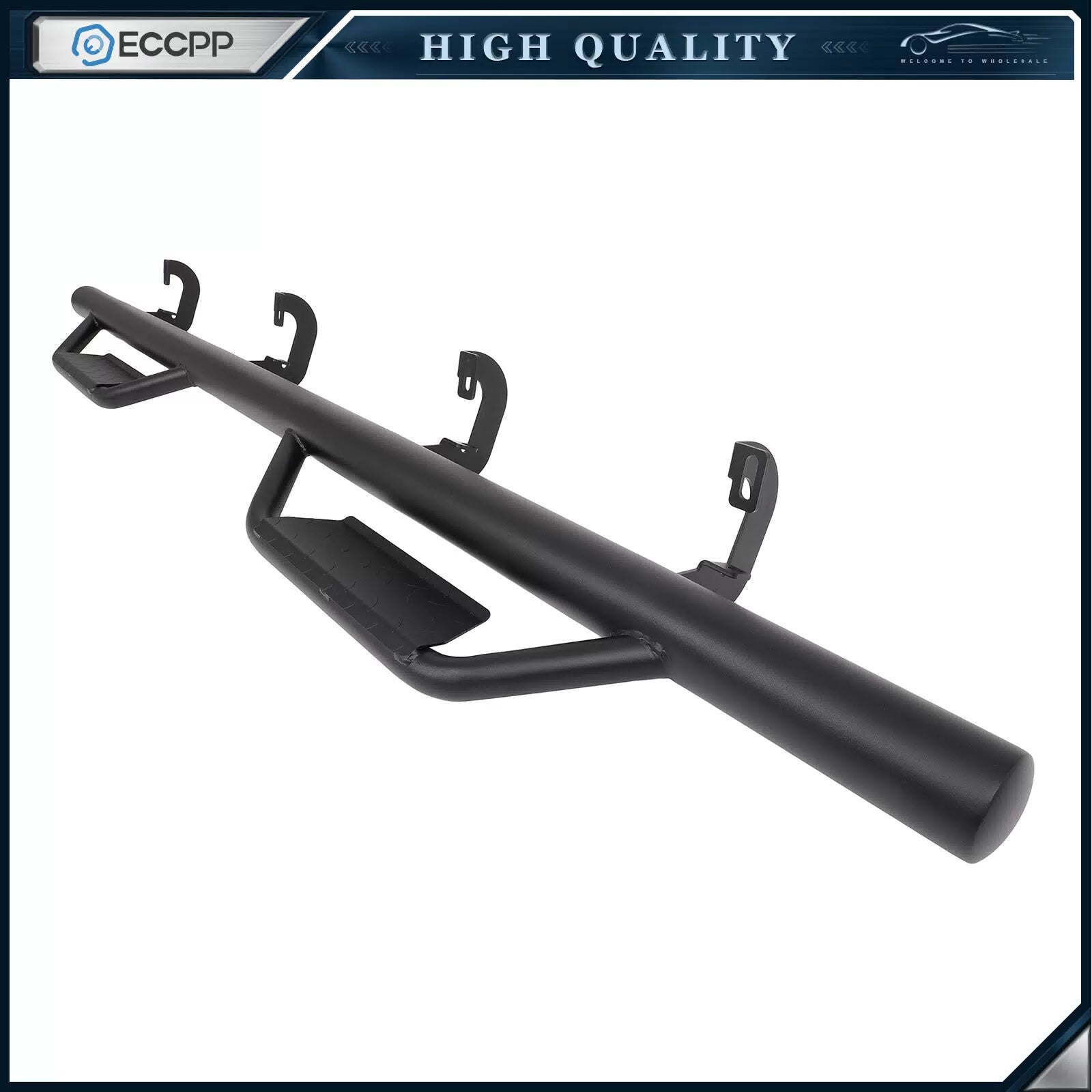 Nerf Bar Running Boards Side Steps For 2007-2015 2016 2017 2018 GMC Sierra 1500 [3]