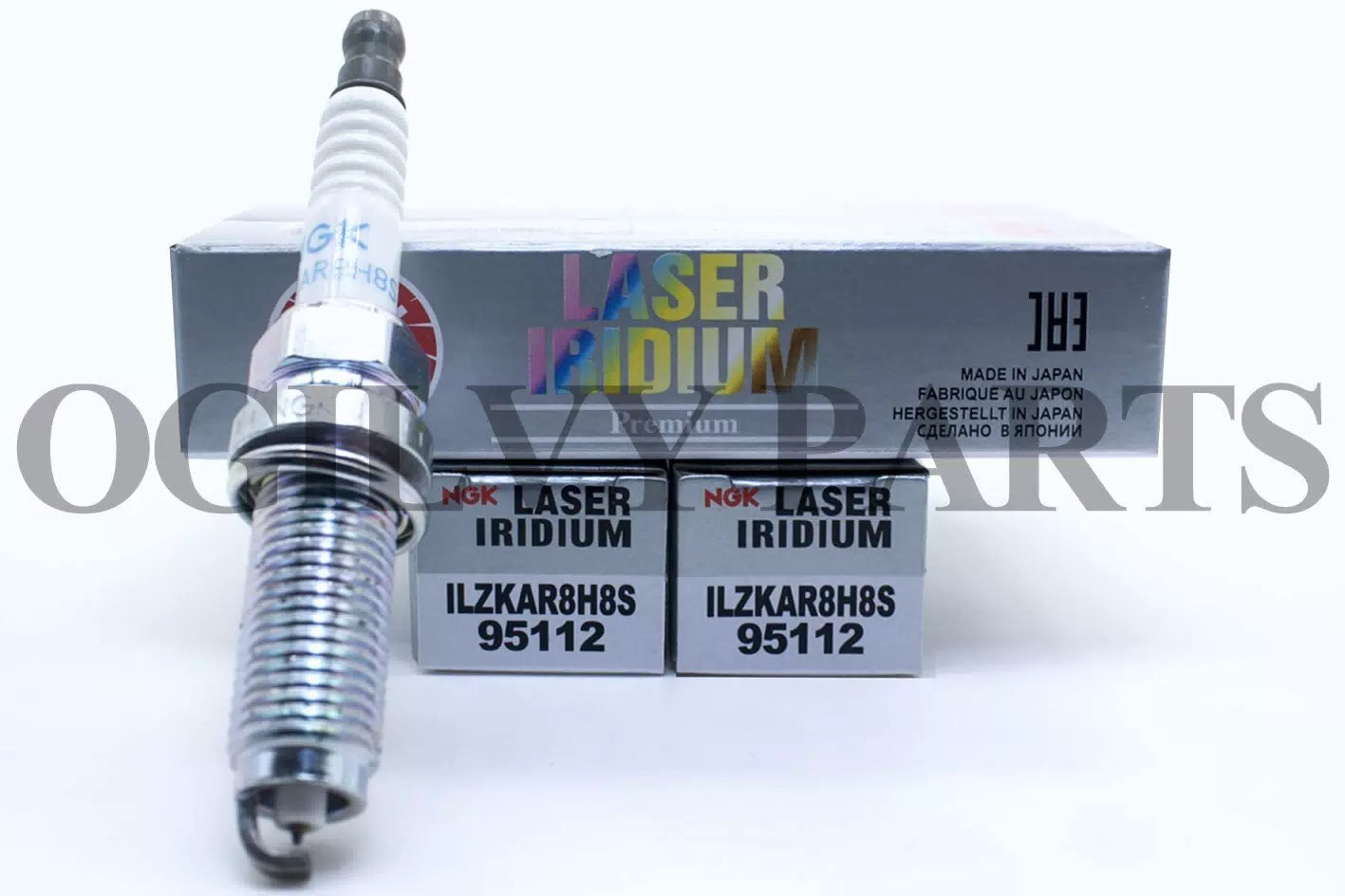 Ngk Laser Iridium (4) Spark Plug ILZKAR8H8S/95112 For Honda Civic 1.5L [1]