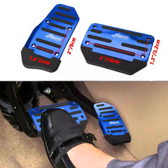 Non-Slip Automatic Foot Brake Gas Pedal Pad Car Accessories Cover 2pc/set Blue F 6B93BC-57 [3]