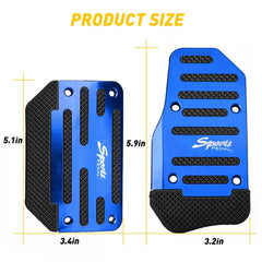 Non-Slip Automatic Foot Brake Gas Pedal Pad Car Accessories Cover 2pc/set Blue F 6B93BC-57 [4]