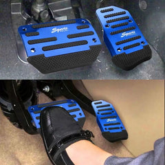 Non Slip Automatic Gas Brake Foot Pedal Pad Cover Car Auto Accessories blue EOA 6B93BC-57 [1]