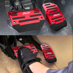 Non-Slip Automatic Gas Brake Pedal Cover Pad Universal Car Accessories Red EOA 6B93BC-57 [1]
