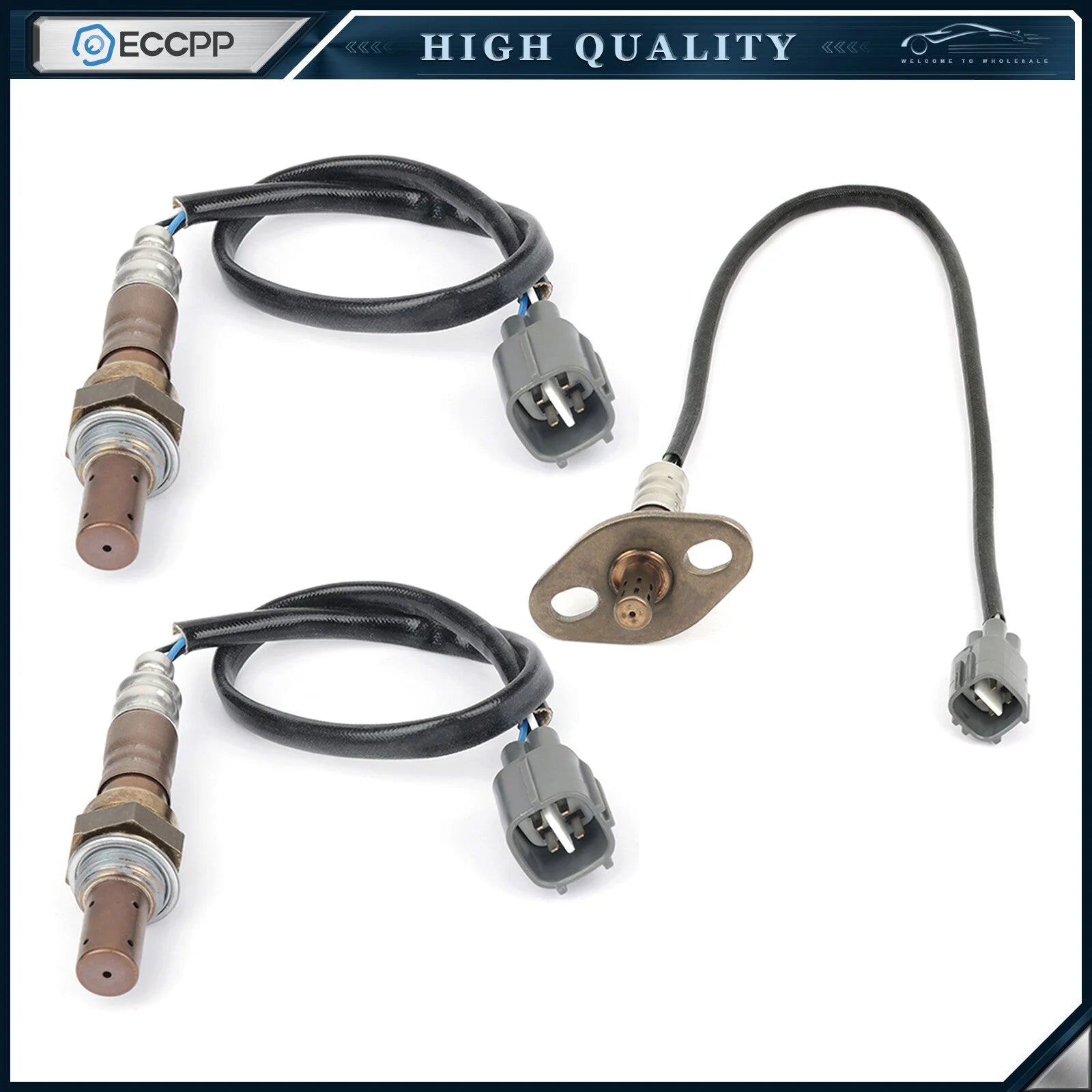 O2 Oxygen 02 Sensor for 1999-03 Lexus RX300 3.0L 2Pcs Upstream + 1Pcs Downstream 6B93BC-57 [1]