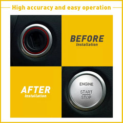OEM Keyless Push Start Stop Button Go Engine Ignition Switch for Mercedes Benz 6B93BC-57 [2]