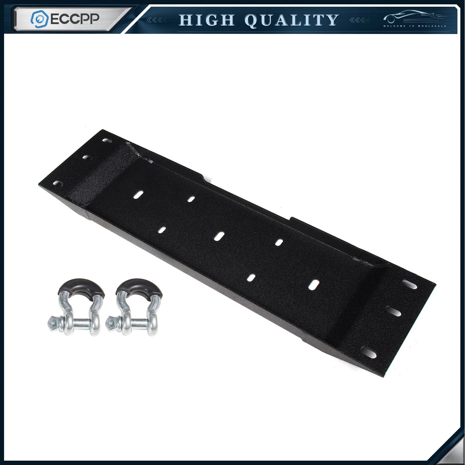 Offroad Front Rear Bumper Steel w Lights D-rings Winch for 2015-2017 ford F-150 6B93BC-57 [4]