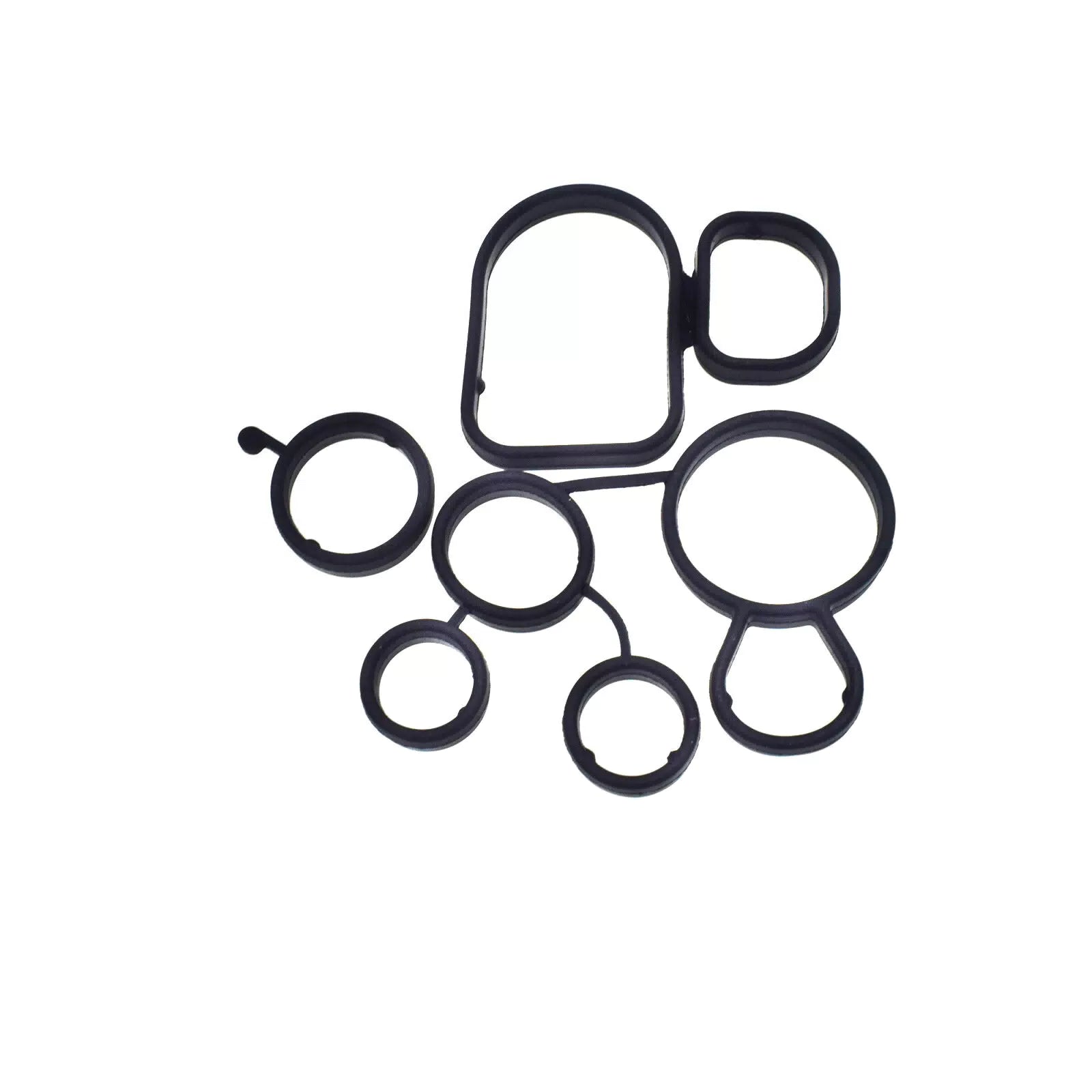 Oil Filter Flange Gasket Set For VW Beetle Jetta Gasket 07K115441 07K117070 6B93BC-57 [2]