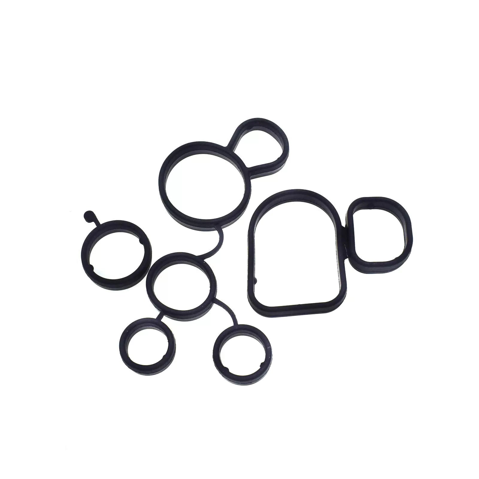 Oil Filter Flange Gasket Set For VW Beetle Jetta Gasket 07K115441 07K117070 6B93BC-57 [6]