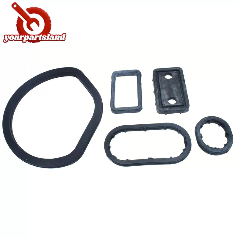 Oil Filter Housing Seal Seals Kit 5pcs for Mercedes W203 W208 W209 1121840261 6B93BC-57 [1]