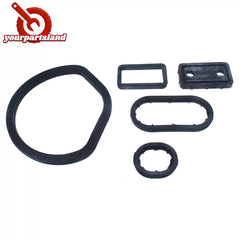 Oil Filter Housing Seal Seals Kit 5pcs for Mercedes W203 W208 W209 1121840261 6B93BC-57 [3]
