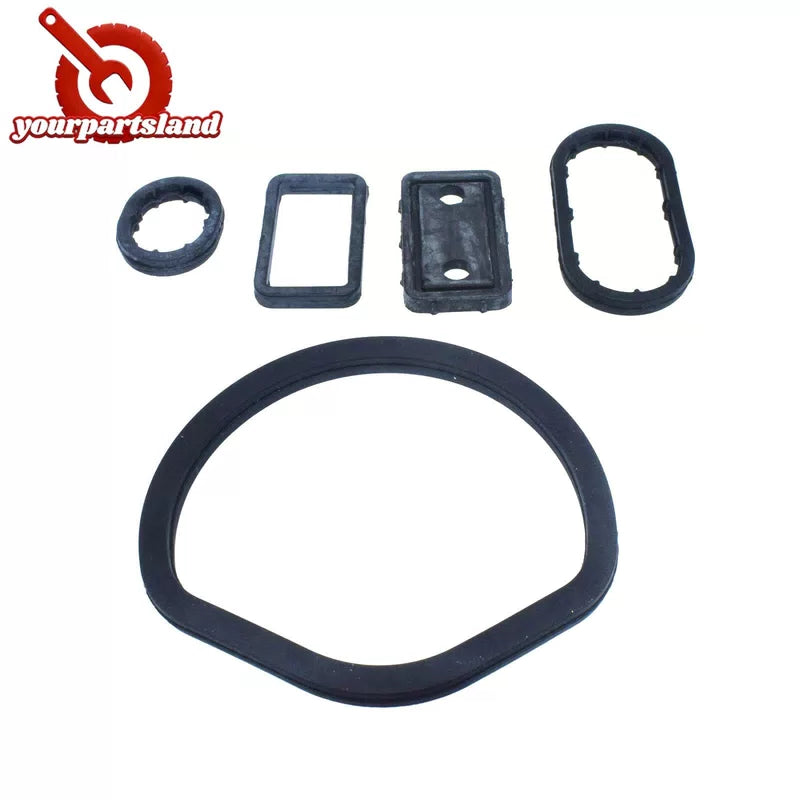 Oil Filter Housing Seal Seals Kit 5pcs for Mercedes W203 W208 W209 1121840261 6B93BC-57 [4]