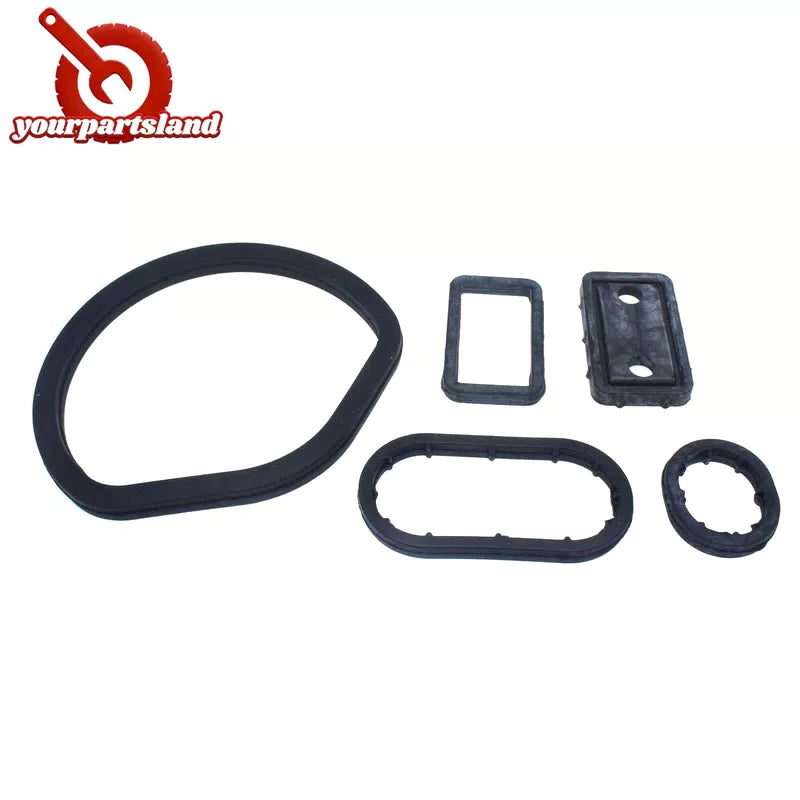 Oil Filter Housing Seal Seals Kit 5pcs for Mercedes W203 W208 W209 1121840261 6B93BC-57 [7]