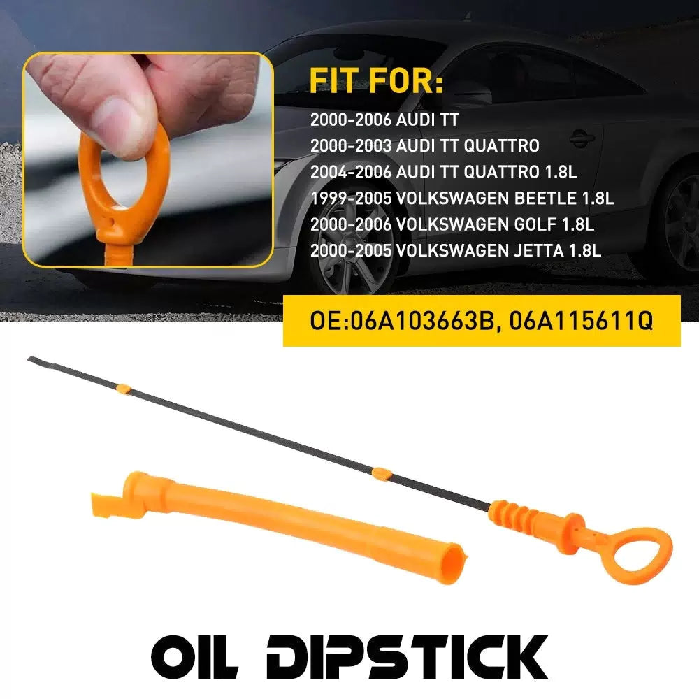 Oil Level Dipstick Dip Stick Tube for Volkswagen 1999-05 Beetle/00-06 Golf 1.8 A 6B93BC-57 [1]