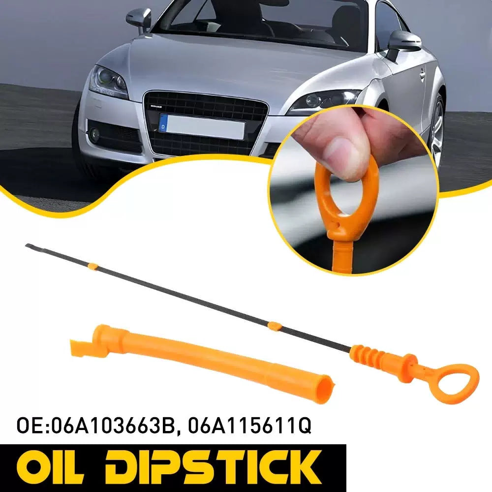 Oil Level Dipstick Dip Stick Tube for Volkswagen 1999-05 Beetle/00-06 Golf 1.8 A 6B93BC-57 [10]