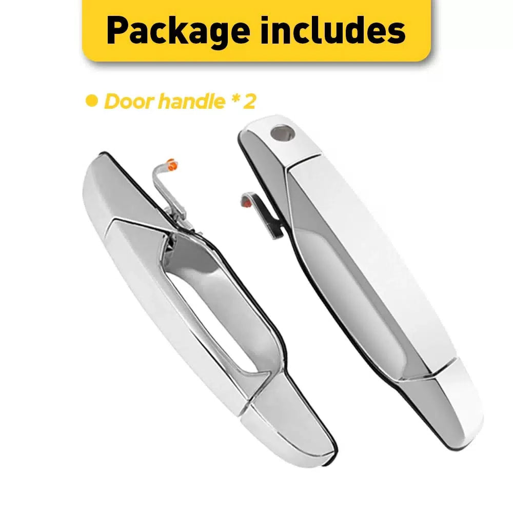 OuterDoor Handle For 2007-13 Chevrolet Silverado 1500 Chrome 2500 Front LH+RH EA 6B93BC-57 [3]