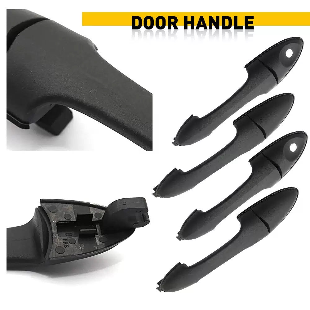 Outside Door Handle Black Front RH LH Rear RH LH for 00-07 FOCUS ESCAPE TRIBUTE 6B93BC-57 [2]