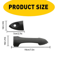 Outside Door Handle Black Front RH LH Rear RH LH for 00-07 FOCUS ESCAPE TRIBUTE 6B93BC-57 [4]