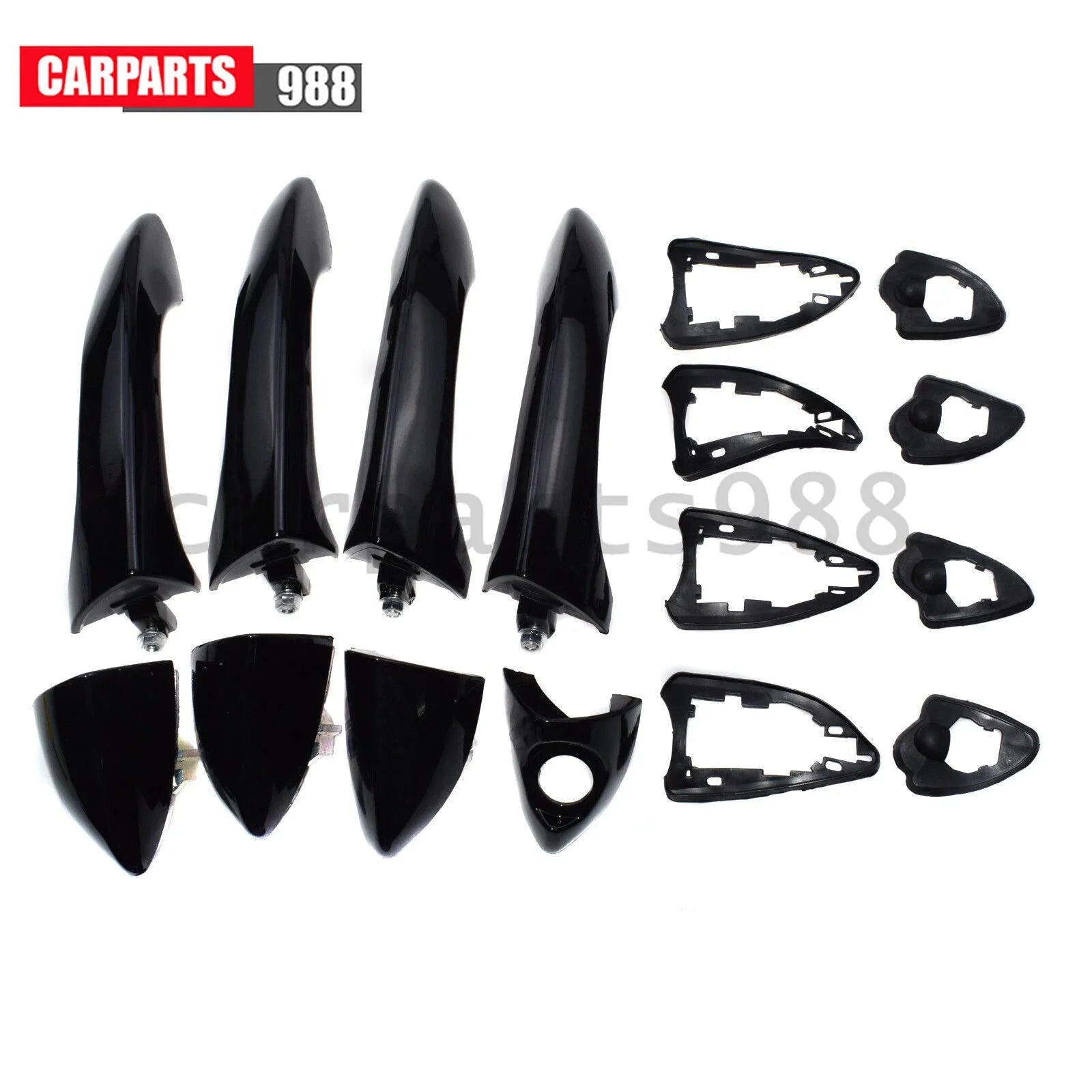 Outside Door Handle Front Rear LH RH For 2000-06 BMW X5 51218257737 51218257738 6B93BC-57 [1]
