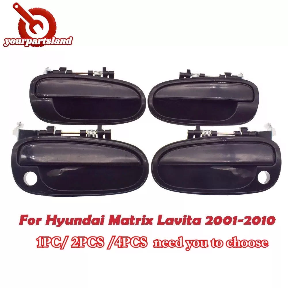 Outside Door Handle Front Rear LH RH For Hyundai Matrix Lavita 01-10 82660-17000 6B93BC-57 [1]