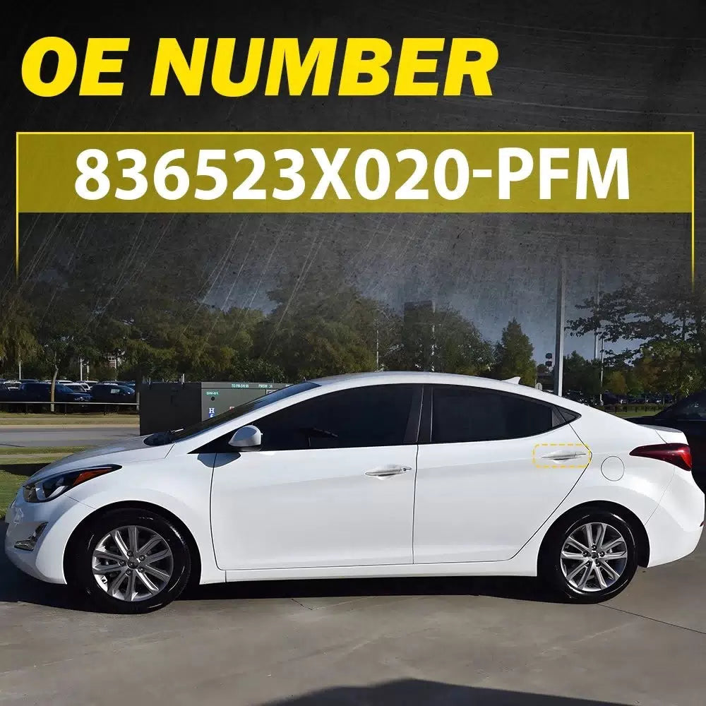 Outside Door Handle Rear Driver Side Fit 2011-16 Hyundai Elantra 836523X020-PFM 6B93BC-57 [3]