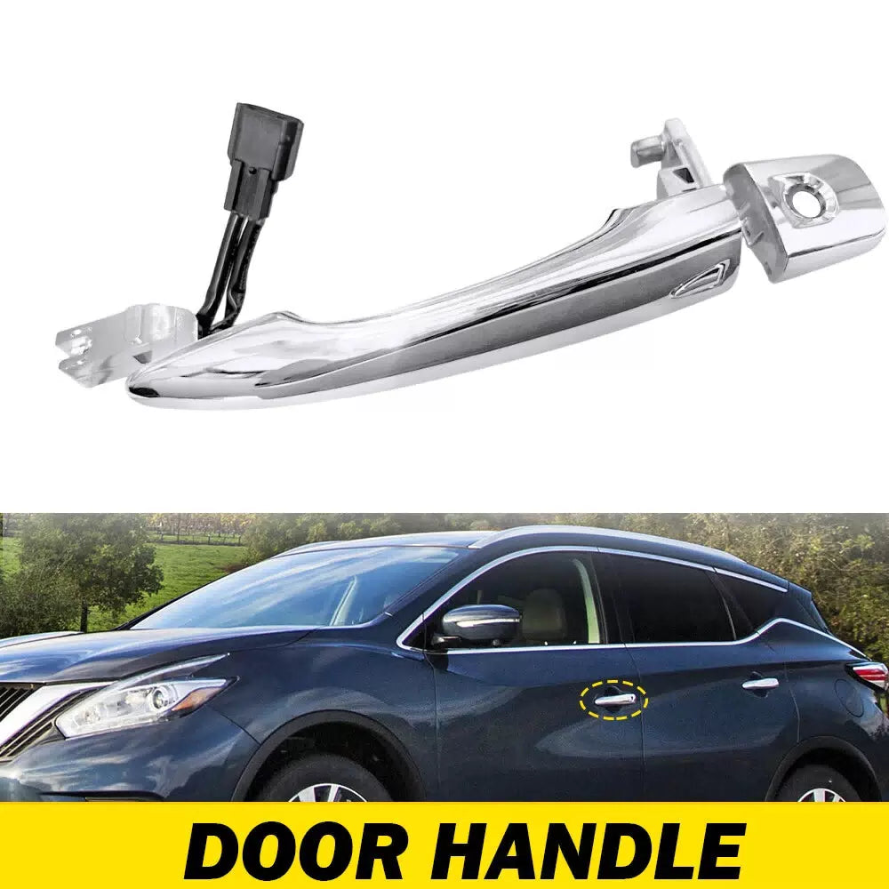 Outside Exterior Door Handle Black Front Driver Side For 2017-20 Nissan Rogue EA 6B93BC-57 [1]