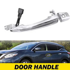 Outside Exterior Door Handle Black Front Driver Side For 2017-20 Nissan Rogue EA 6B93BC-57 [1]