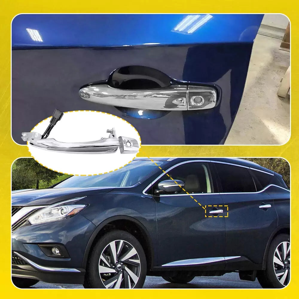 Outside Exterior Door Handle Black Front Driver Side For 2017-20 Nissan Rogue EA 6B93BC-57 [6]