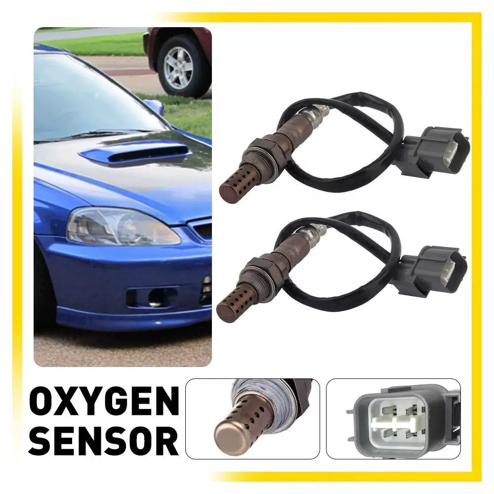 Oxygen Sensor Set For 1996 1997 99 98 2000 Honda Civic Upstream & Downstream 2Pc 6B93BC-57 [1]