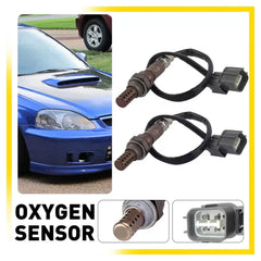 Oxygen Sensor Set For 1996 1997 99 98 2000 Honda Civic Upstream & Downstream 2Pc 6B93BC-57 [1]