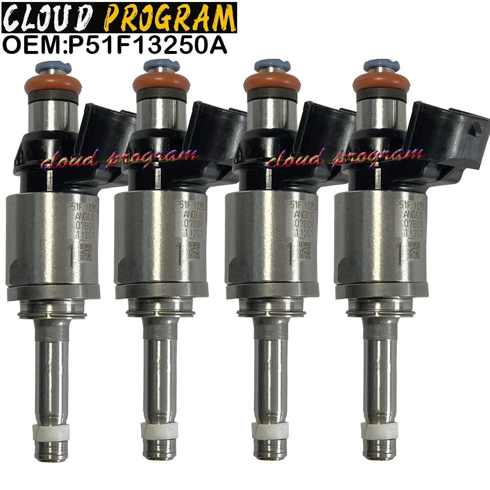 P51F13250A 4PCS GDI Fuel Injectors For Mazda P51F-13250-A P51F 13 250A 6B93BC-57 [1]
