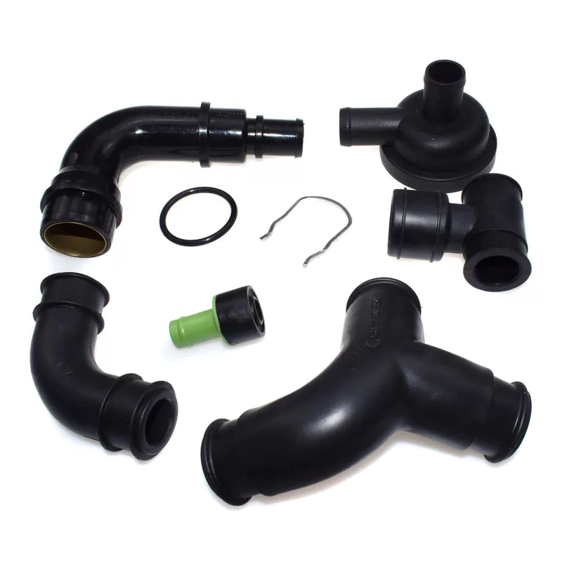 PCV Crankcase Vent Valve & Breather Hose Kit For Audi A4 Quattro VW Passat 6B93BC-57 [11]