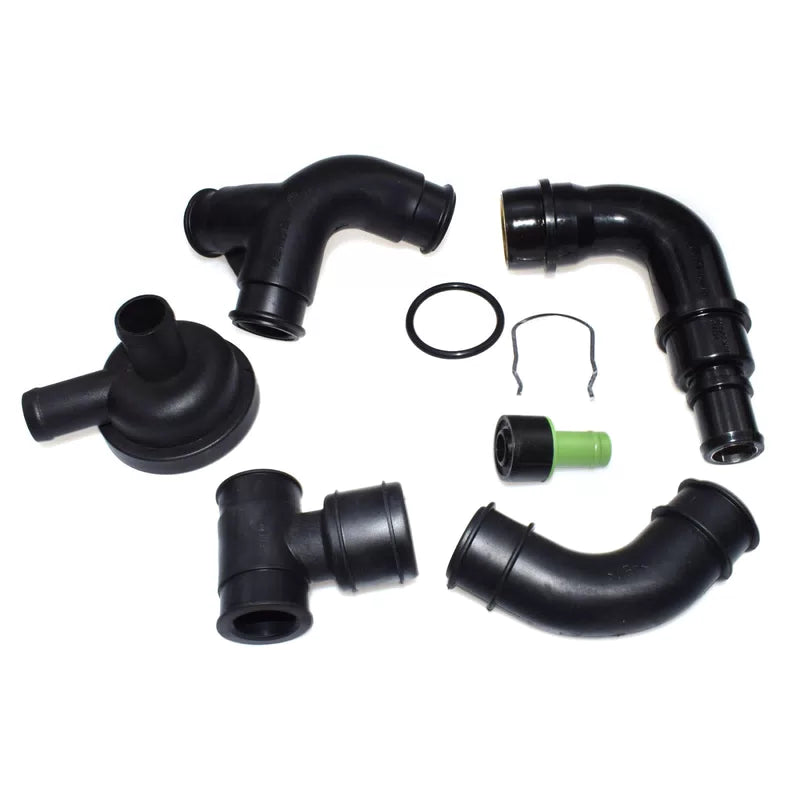 PCV Crankcase Vent Valve & Breather Hose Kit For Audi A4 Quattro VW Passat 6B93BC-57 [2]