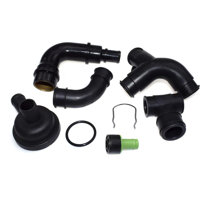 PCV Crankcase Vent Valve & Breather Hose Kit For Audi A4 Quattro VW Passat 6B93BC-57 [3]