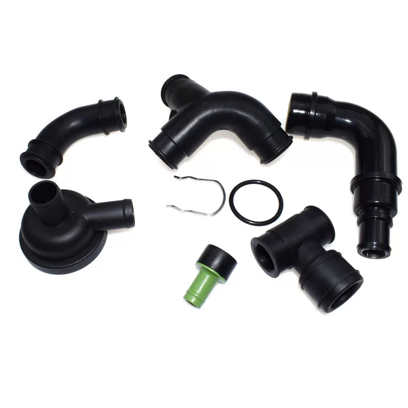 PCV Crankcase Vent Valve & Breather Hose Kit For Audi A4 Quattro VW Passat 6B93BC-57 [5]