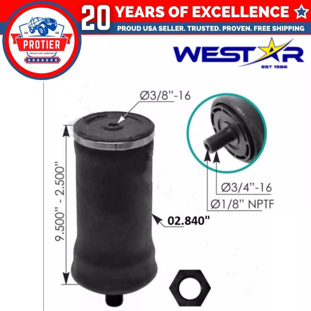 PETERBILT CABIN AIR SPRING #20-16754 6B93BC-57 [1]