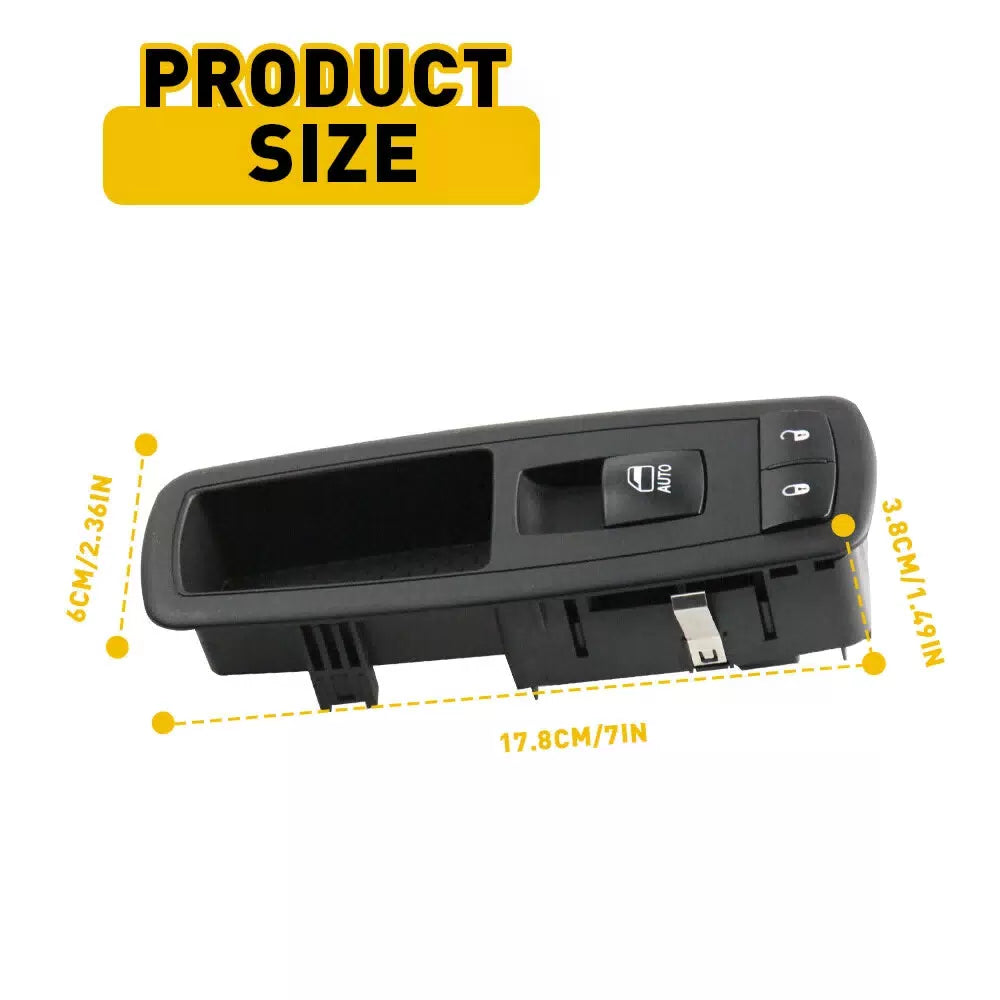 POWER WINDOW DOOR LOCK SWITCH PASSENGER SIDE FOR 2014-2019 JEEP GRAND CHEROKEE 6B93BC-57 [2]