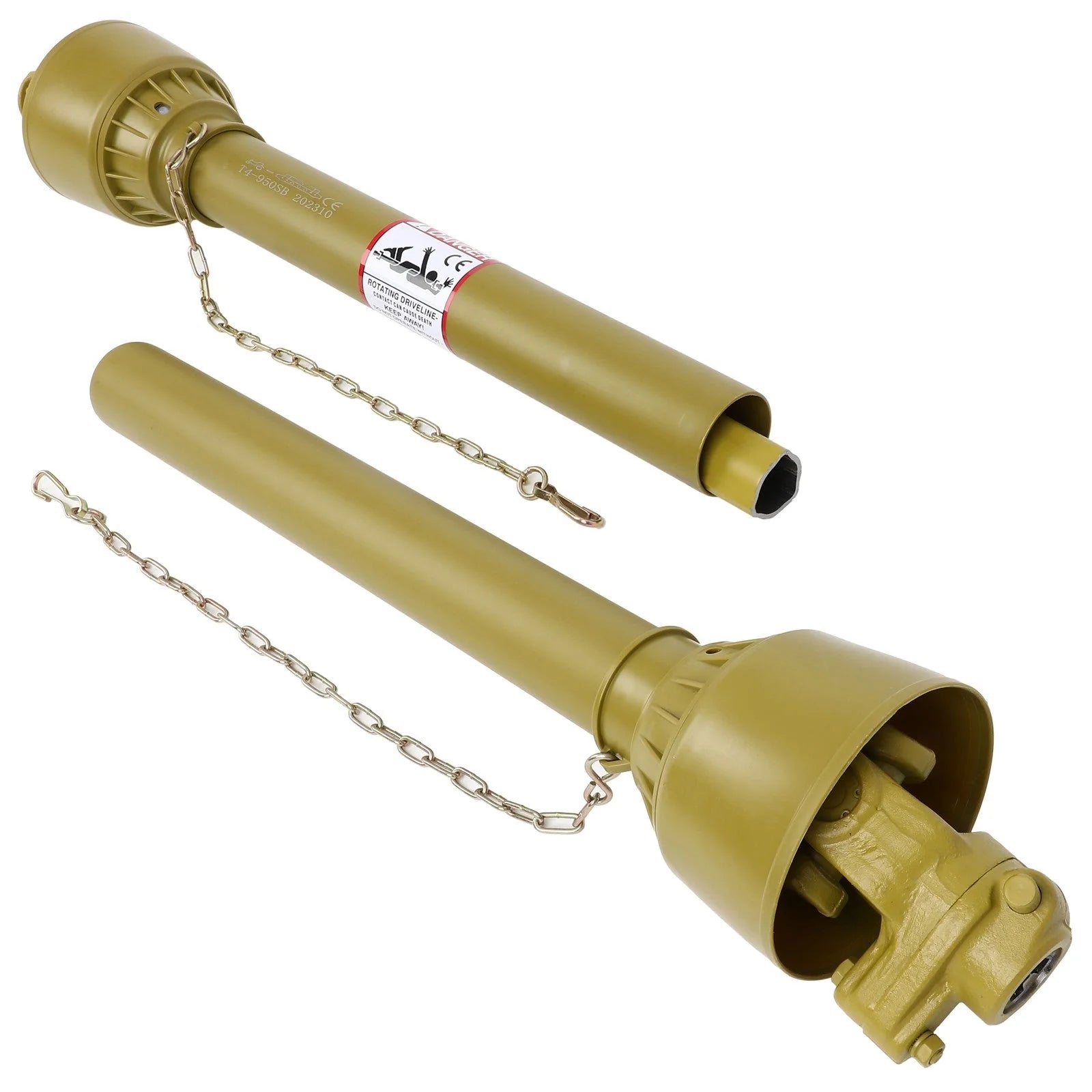 PTO Driveline 37 3/8" 950 mm Mower Tiller Brush Cutter 4S Tri Tube Tractor 6B93BC-57 [10]