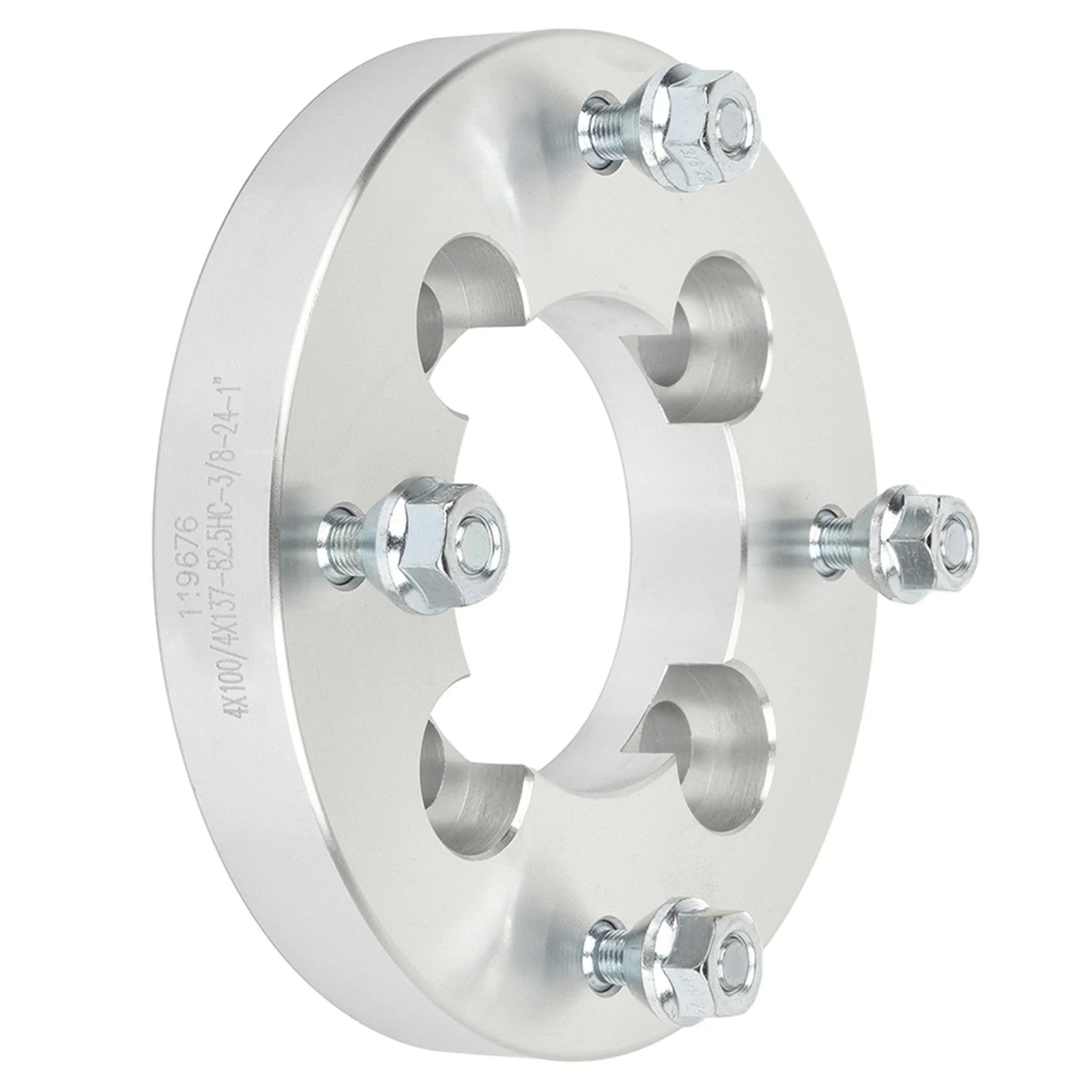 Pair 1" 4x100 to 4x137 Wheel Adapters For Polaris 4/100 to Honda 4/137 Wheel 6B93BC-57 [9]