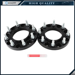 Pair 1" 8x180 Hub Centric Wheel Spacers For Chevy Silverado 2500 HD Front Only 6B93BC-57 [1]
