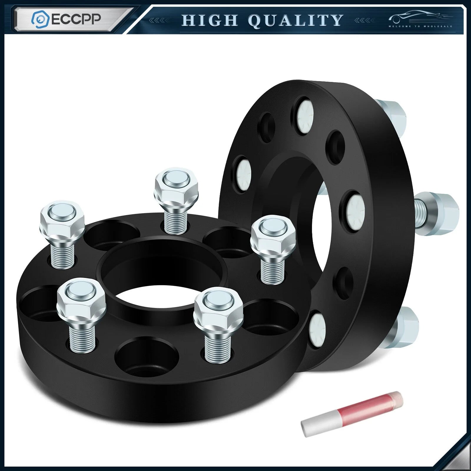 Pair 5x4.5 Hub Centric Wheel Spacers 1 inch For Ford Ranger Explorer Mustang 6B93BC-57 [1]