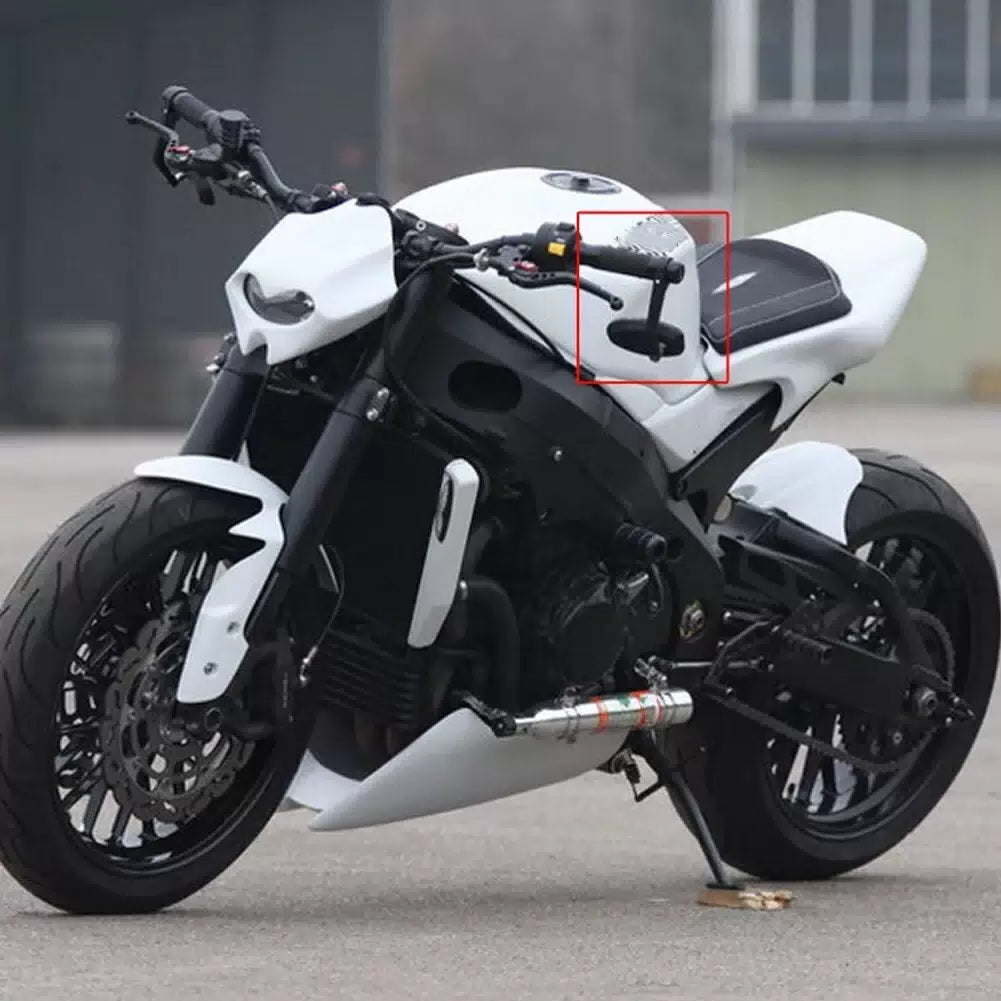 Pair 7/8" 22mm Hollow Bar End Mirror Rearview For Honda Grom MSX125 Custom 125cc [10]