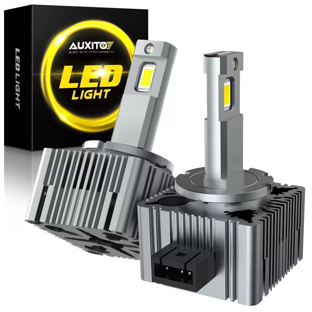 Pair AUXITO D3S D3R LED Headlight Bulbs Kit 6000K White HID Conversion Lamp EOA AUXITO [11]