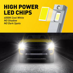 Pair AUXITO D3S D3R LED Headlight Bulbs Kit 6000K White HID Conversion Lamp EOA AUXITO [4]