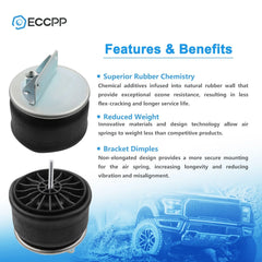 Pair Air Suspension Air Springs W01-358-9541 For PACCAR ContiTech Kenworth 6B93BC-57 [2]