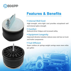 Pair Air Suspension Air Springs W01-358-9541 For PACCAR ContiTech Kenworth 6B93BC-57 [3]