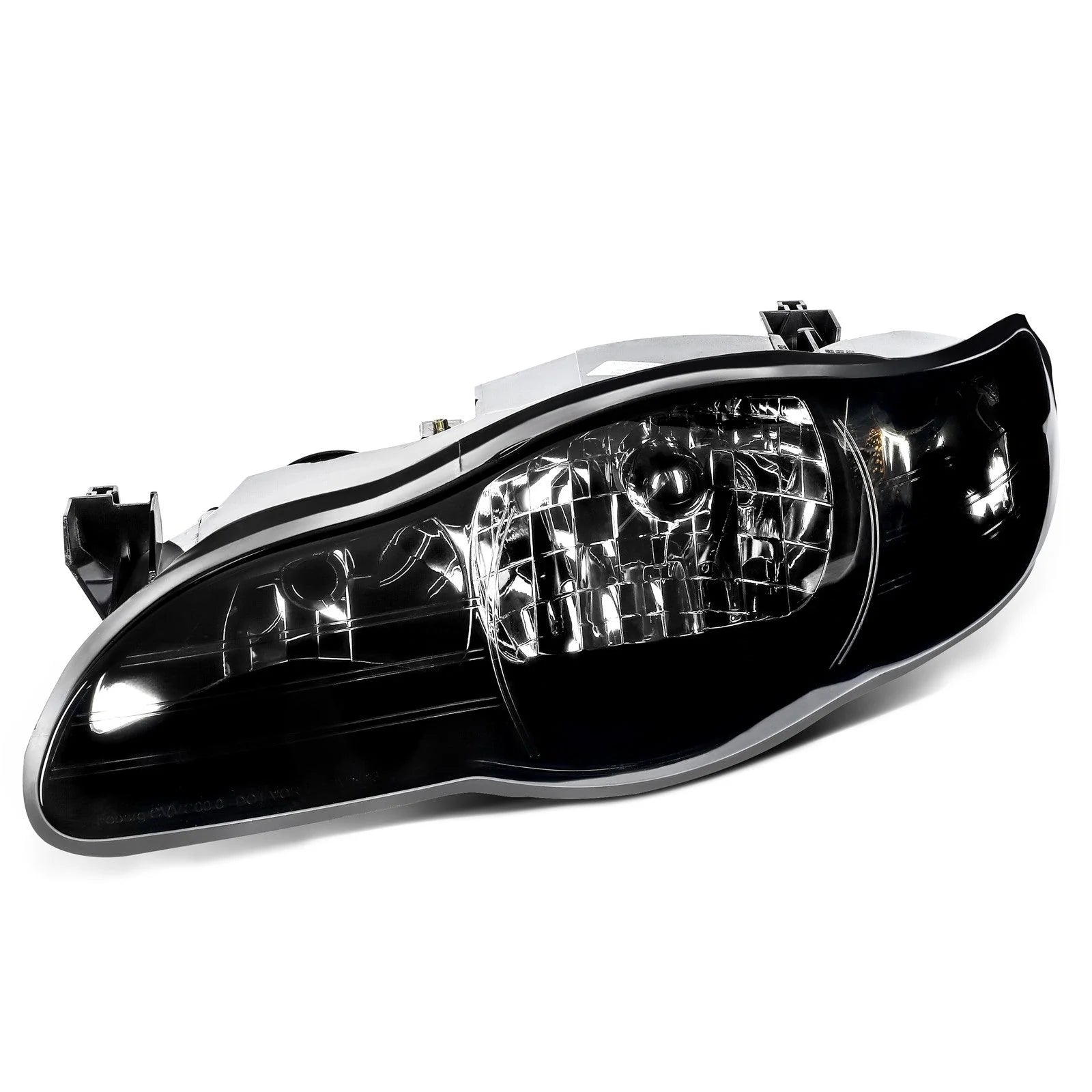 Pair Black Headlights Assembly For 2000-2005 Chevy Monte Carlo Couple 2-Door 6B93BC-57 [3]