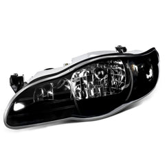 Pair Black Headlights Assembly For 2000-2005 Chevy Monte Carlo Couple 2-Door 6B93BC-57 [3]