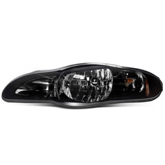 Pair Black Headlights Assembly For 2000-2005 Chevy Monte Carlo Couple 2-Door 6B93BC-57 [4]