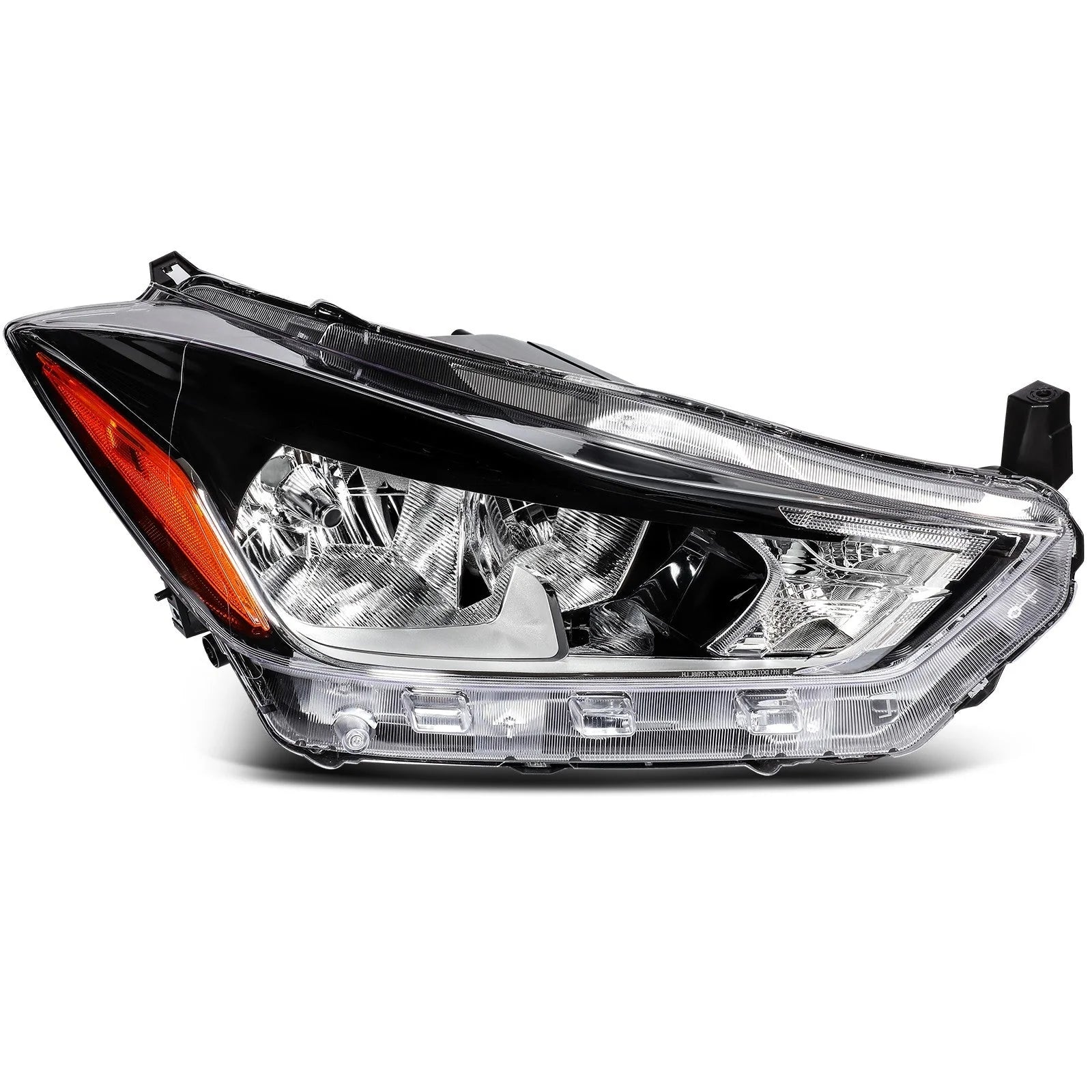 Pair Black Housing Headlights Assembly For Nissan For Kicks 2017-2020 1.6L KOEEP [2]
